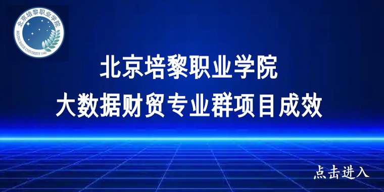 问鼎网中国大数据财贸专业群项目成效